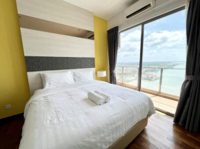 Silversc@pe Melaka Seaview 2Room/5pax/Bathub/tvbox